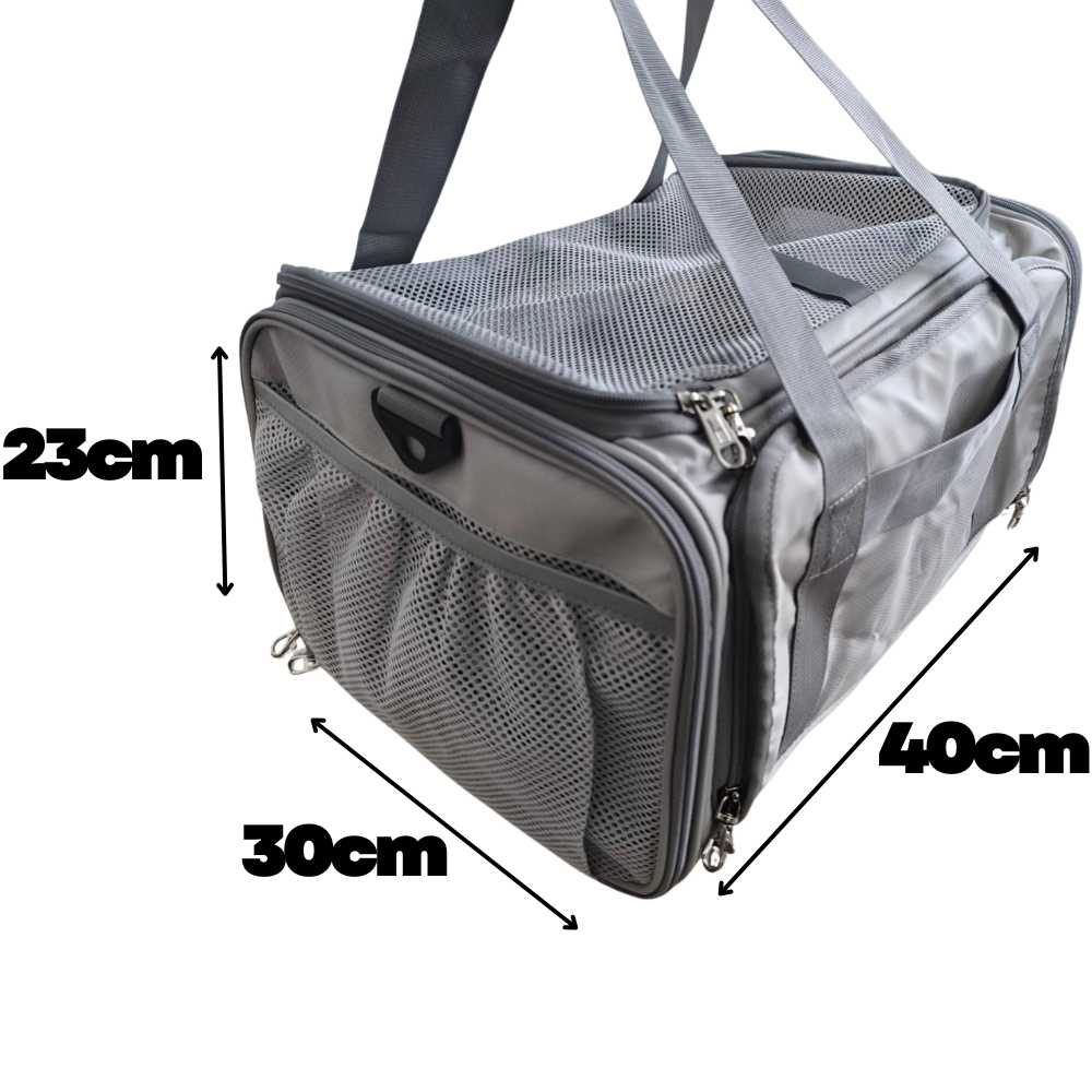 Turkish Airlines Ventora pet carrier 40x30x23 cm in-cabin, expandable